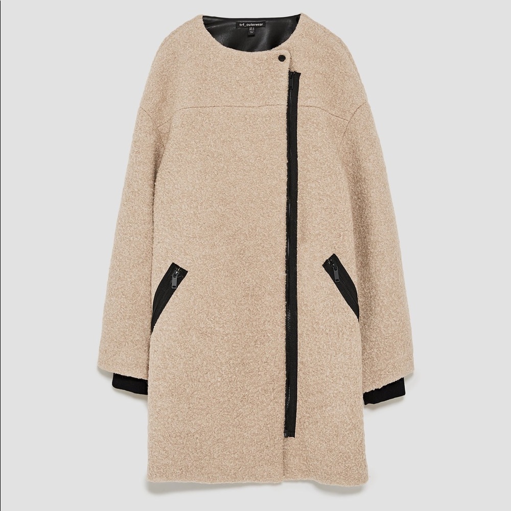 Zara Contrasting Coat